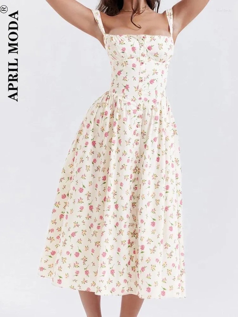 House of CB Tatiana Floral Dress - Picture 4 of 7